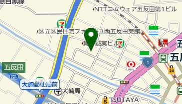 徳井記念五反田メンタルクリニックの地図画像