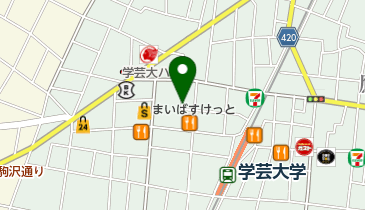 鷹番クリニックの地図画像