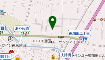 蒲田小児科医院の地図画像