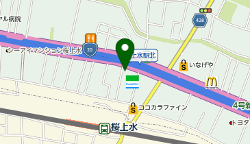 桜上水消化器内視鏡・呼吸器内科広瀬クリニックの地図画像