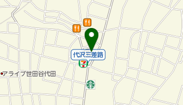 代沢診療所の地図画像