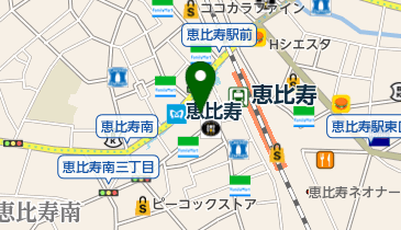 恵比寿皮膚科クリニックの地図画像