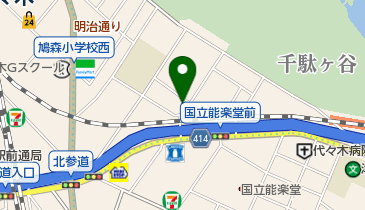 中央医院の地図画像