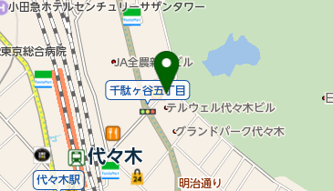 千駄ヶ谷医院の地図画像