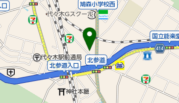 代々木診療所の地図画像