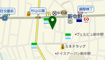 新中野女性クリニックの地図画像