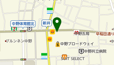 井上内科診療所の地図画像