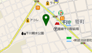 千川篠田整形外科の地図画像