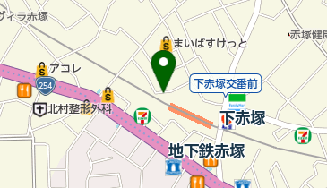 赤塚耳鼻咽喉科の地図画像