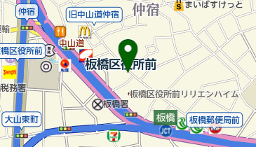 上原内科医院の地図画像