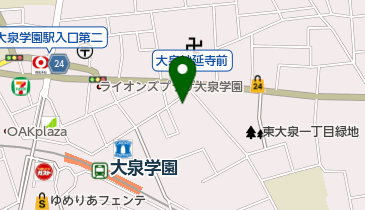大泉皮膚科クリニックの地図画像