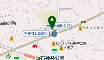 石神井整形外科クリニックの地図画像