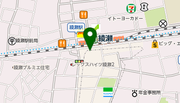 綾瀬中央診療所の地図画像