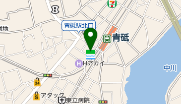 中村内科の地図画像