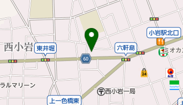 長山医院の地図画像