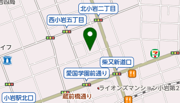 生生医院の地図画像