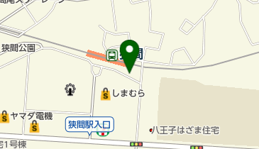 はざま中山クリニックの地図画像