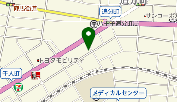 八王子整形外科の地図画像