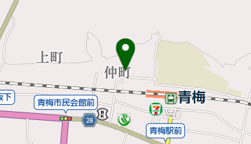 青梅医院の地図画像