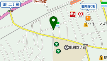 仙川皮フ科クリニックの地図画像