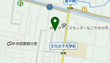 やの医院の地図画像