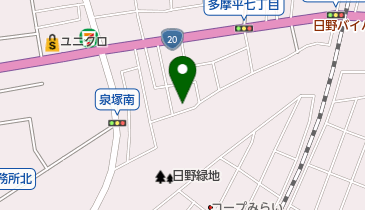 多摩平小児科の地図画像