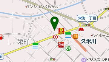 くめがわ耳鼻咽喉科の地図画像