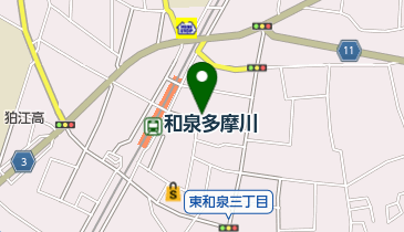 和泉多摩川クリニックの地図画像