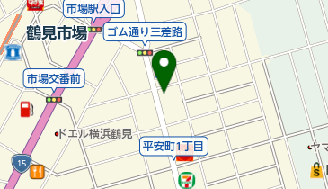 横山皮膚科医院の地図画像