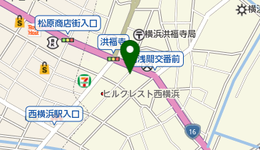 洪福寺耳鼻咽喉科の地図画像