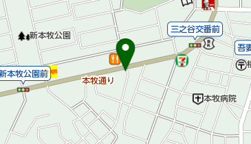 室橋内科医院の地図画像