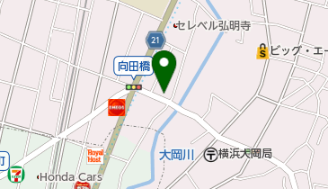 西山耳鼻咽喉科医院の地図画像