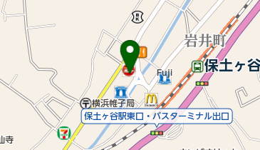 保土ヶ谷整形外科皮膚科の地図画像