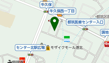 センター北 ねがみクリニックの地図画像