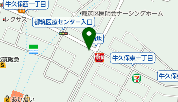 センター北伊藤内科の地図画像