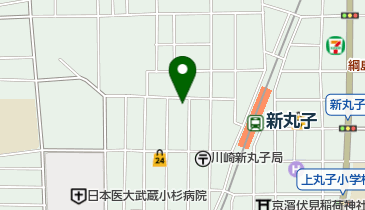 新丸子皮フ科・アレルギー科クリニックの地図画像