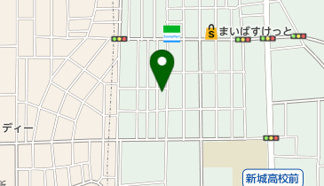 新城皮フ科の地図画像