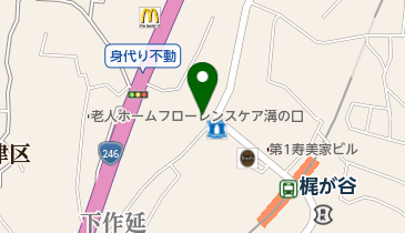 泉皮膚科の地図画像