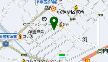 岡野内科医院の地図画像