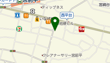 あかちゃんからのこどもクリニック宮前平の地図画像