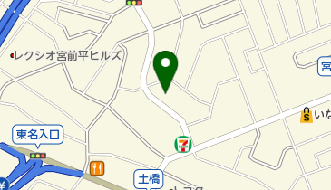 つちはし整形外科リウマチ科の地図画像