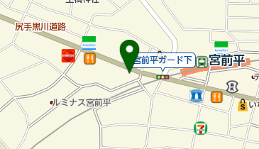 宮前平医院の地図画像