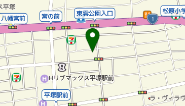 坪井医院の地図画像