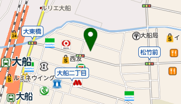 大船田園眼科の地図画像