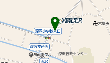 深沢皮フ科の地図画像