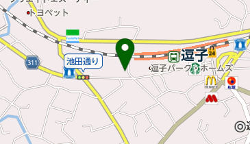 天野皮膚科医院の地図画像