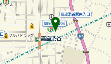 高座渋谷眼科の地図画像