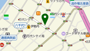 万代眼科クリニックの地図画像