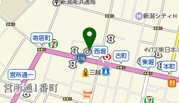 新潟眼科クリニックの地図画像