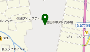 富山中央診療所の地図画像